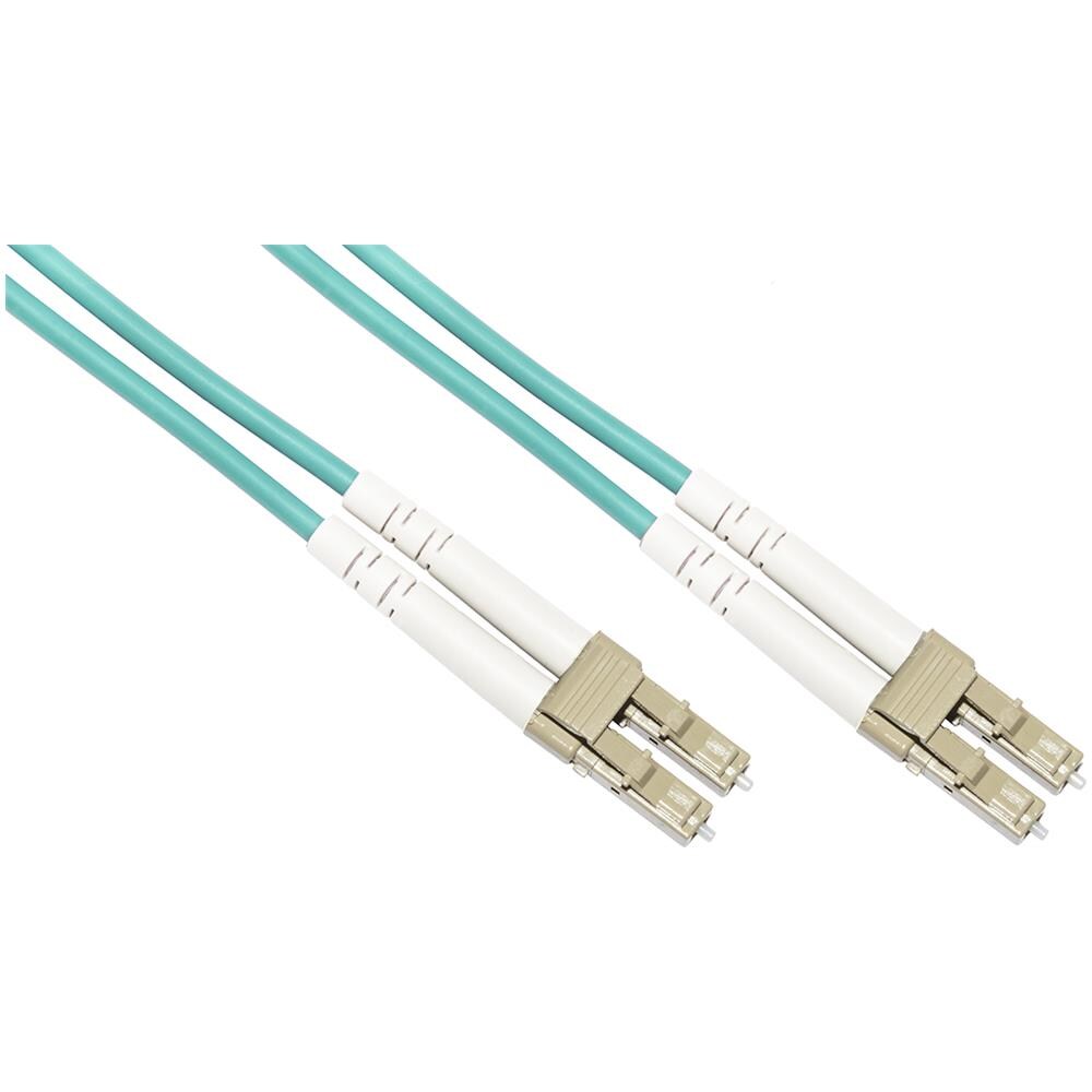 Cavo Fibra Ottica Lc A Lc Multimode Duplex Om3 50/125 Mt. 0,5 - Foto 1
