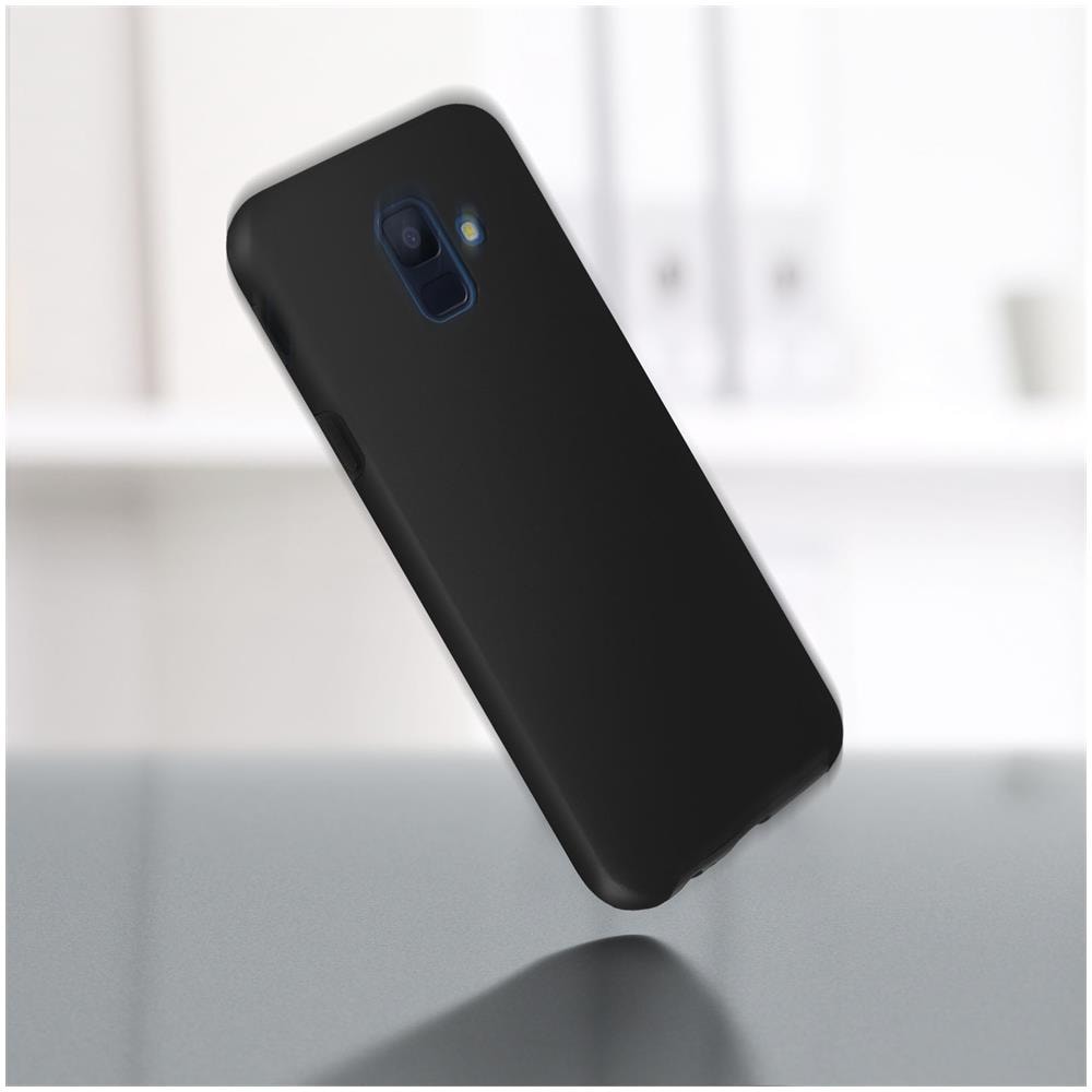 Cover Samsung Galaxy A6 Protezione Silicone + Retro Rigido - Nera - Foto 5