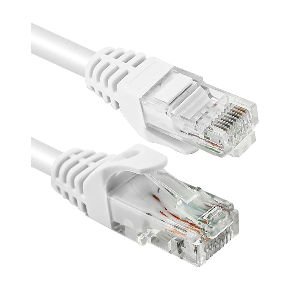 Cavo Ethernet Utp Cat. 6 1mt Bianco - Foto 2