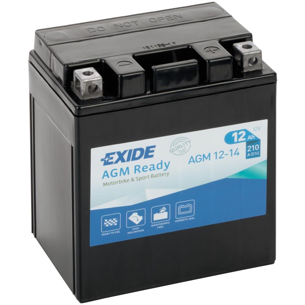 Exagm1214 Batteria 12v Bike Agm Ready 12 Ah 210 A - Foto 1