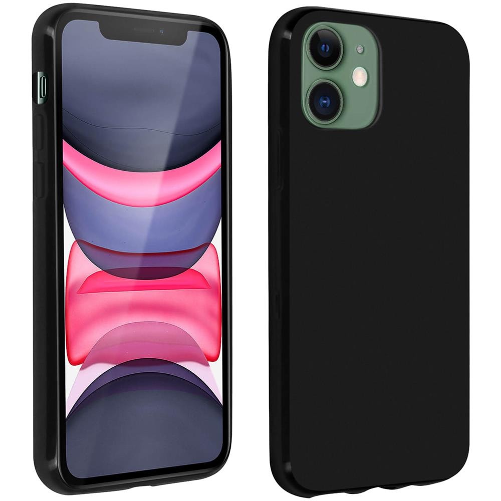 Cover Apple Iphone 11 Protezione Silicone Morbido Antishock Nero - Foto 1