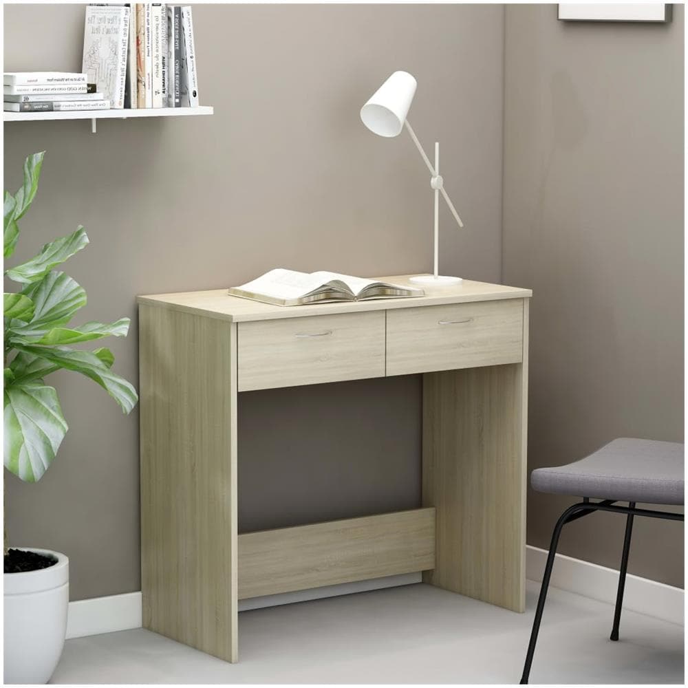 Scrivania Rovere Sonoma 80x40x75 cm in Legno Multistrato - Foto 1