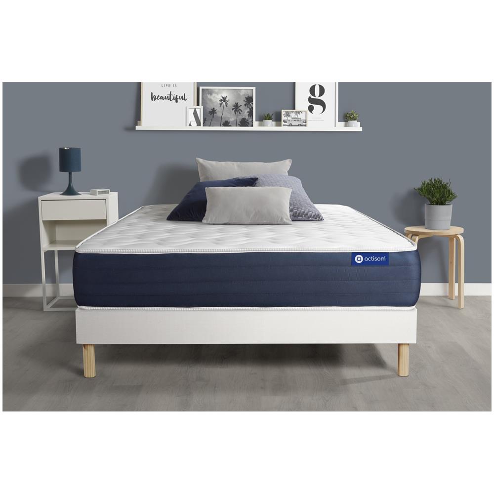 Kit Rete E Materasso Actiflex Sleep 130x190cm - Spessore : 22cm - Molle Insacchettate E Memory Foam - Bilanciato - - Foto 2