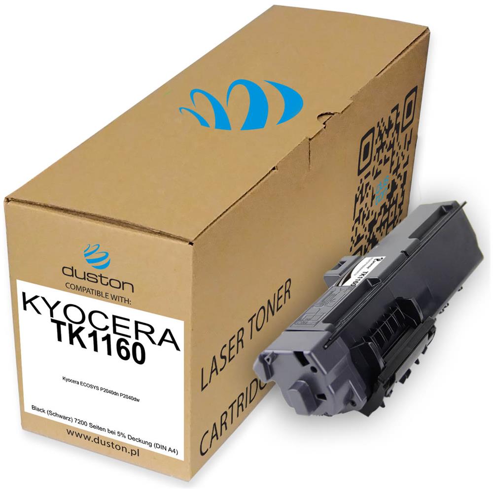 TONER COMPATIBILE - 5x Tk1160, Tk-1160 Negro Compatible Con Kyocera Ecosys P2040dn P2040dw - Foto 2