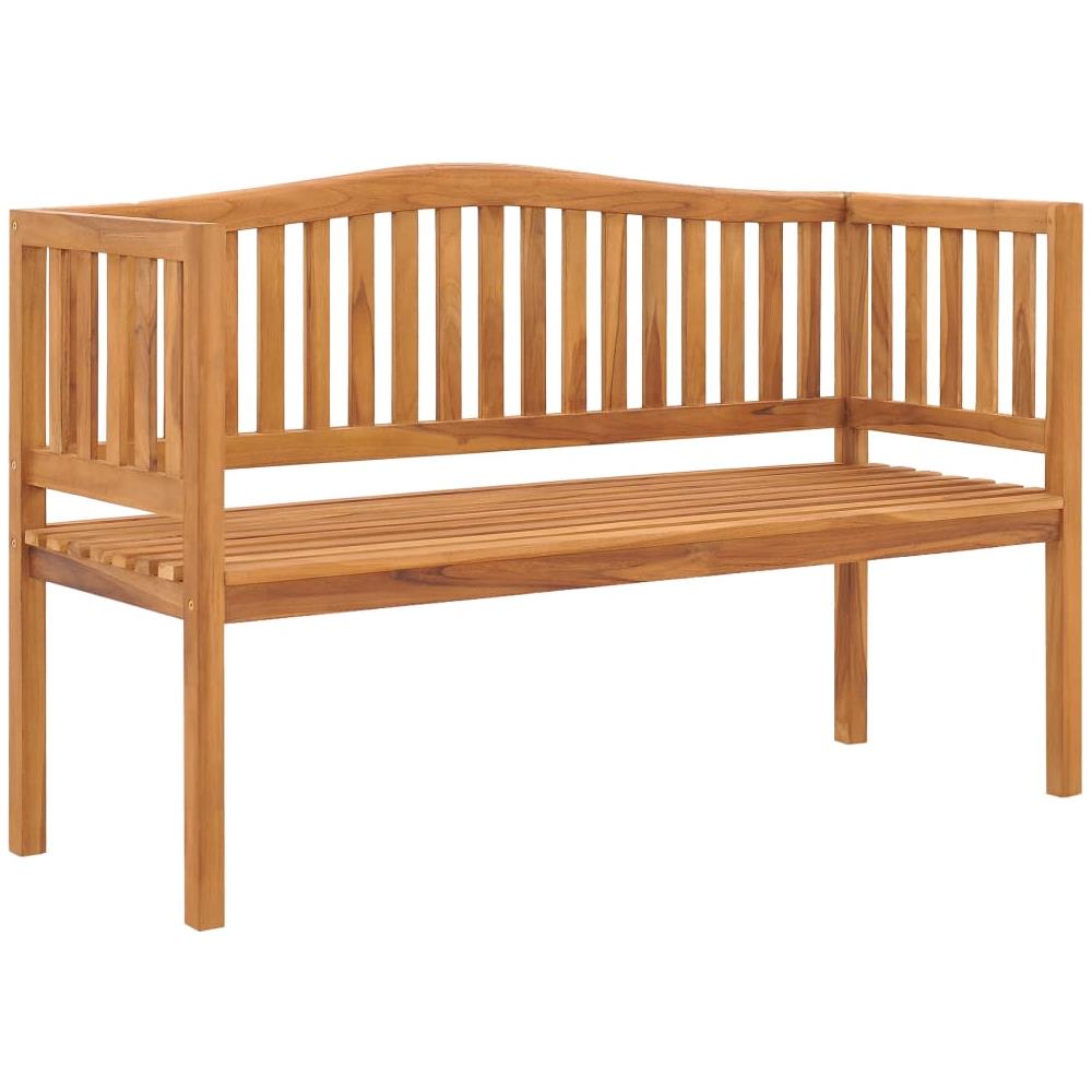 Panca da Giardino 150 cm in Legno Massello di Teak - Foto 1