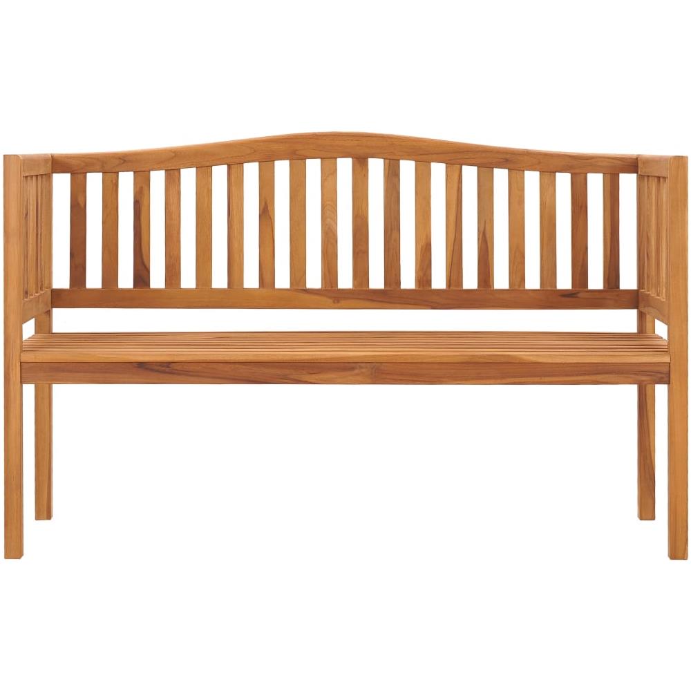 Panca da Giardino 150 cm in Legno Massello di Teak - Foto 2