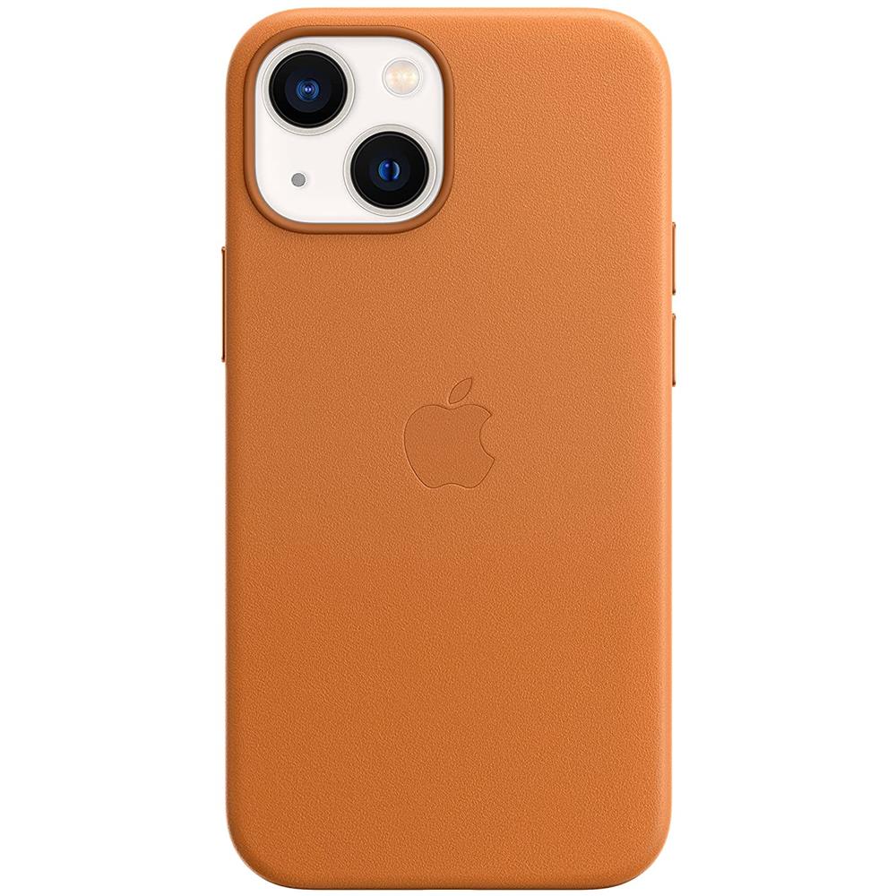 Custodia MagSafe in Pelle per iPhone 13 Mini Colore Nespola - Foto 1
