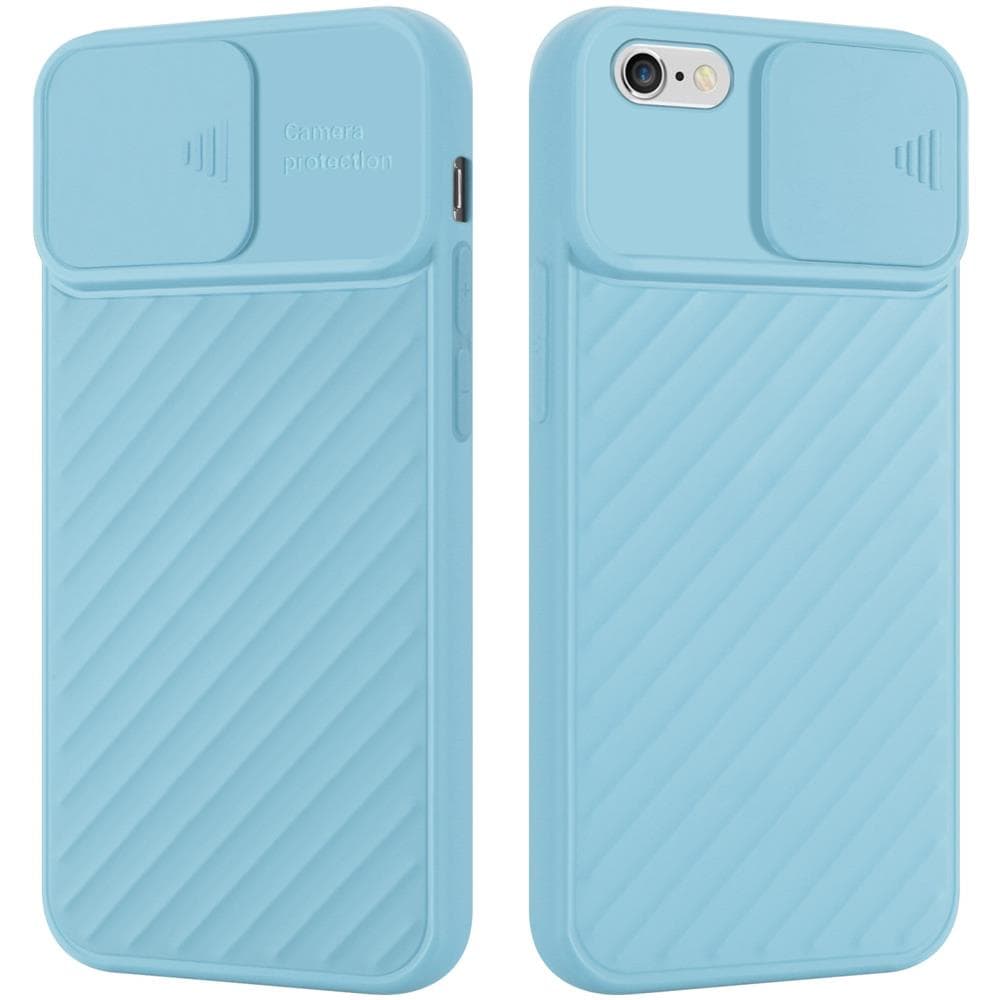 Custodia Compatibile Con Apple Iphone 6 Plus / 6s Plus In Turchese Opaco - Coperchio Protettivo In Silicone Tpu Flessibile E Con Protezione Per La Fotocamera - Foto 1