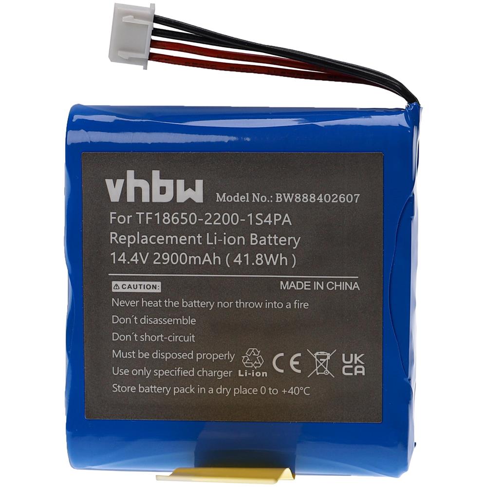 vhbw 1x batteria sostituisce Bang & Olufsen C129D2 per casse, altoparlanti, speaker (900mAh, 7