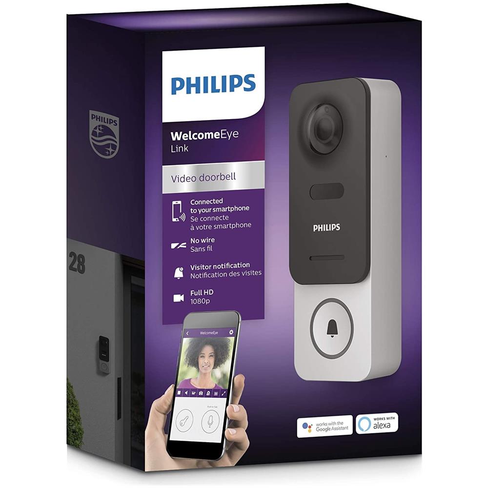 Welcomeeye Linkvideo Campanello Connesso Senza Fili Con Batteria Ricaricabile - 531034 - Foto 1