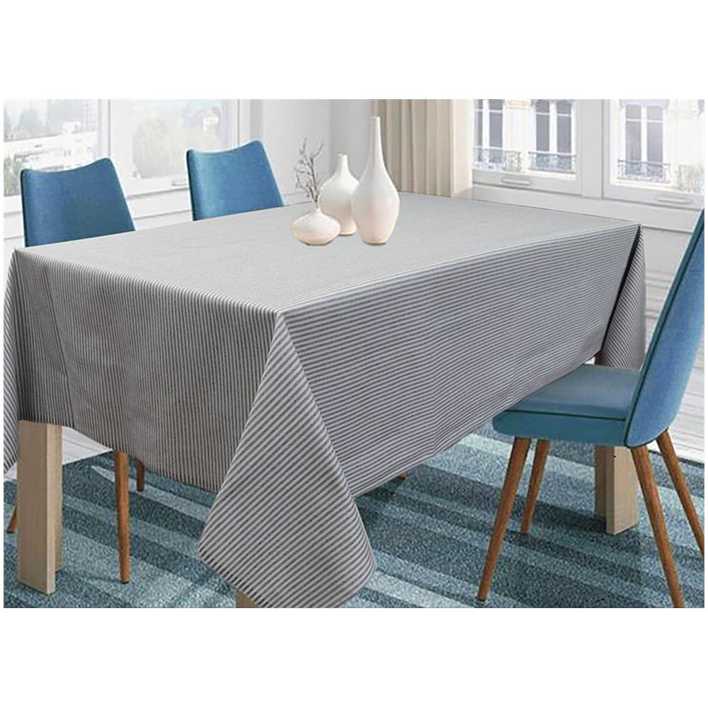 Tovaglia Per Salotto Cucina In Miros Misto Cotone Made In Italy Millerighe Rp 140x360 Grigio - Foto 1