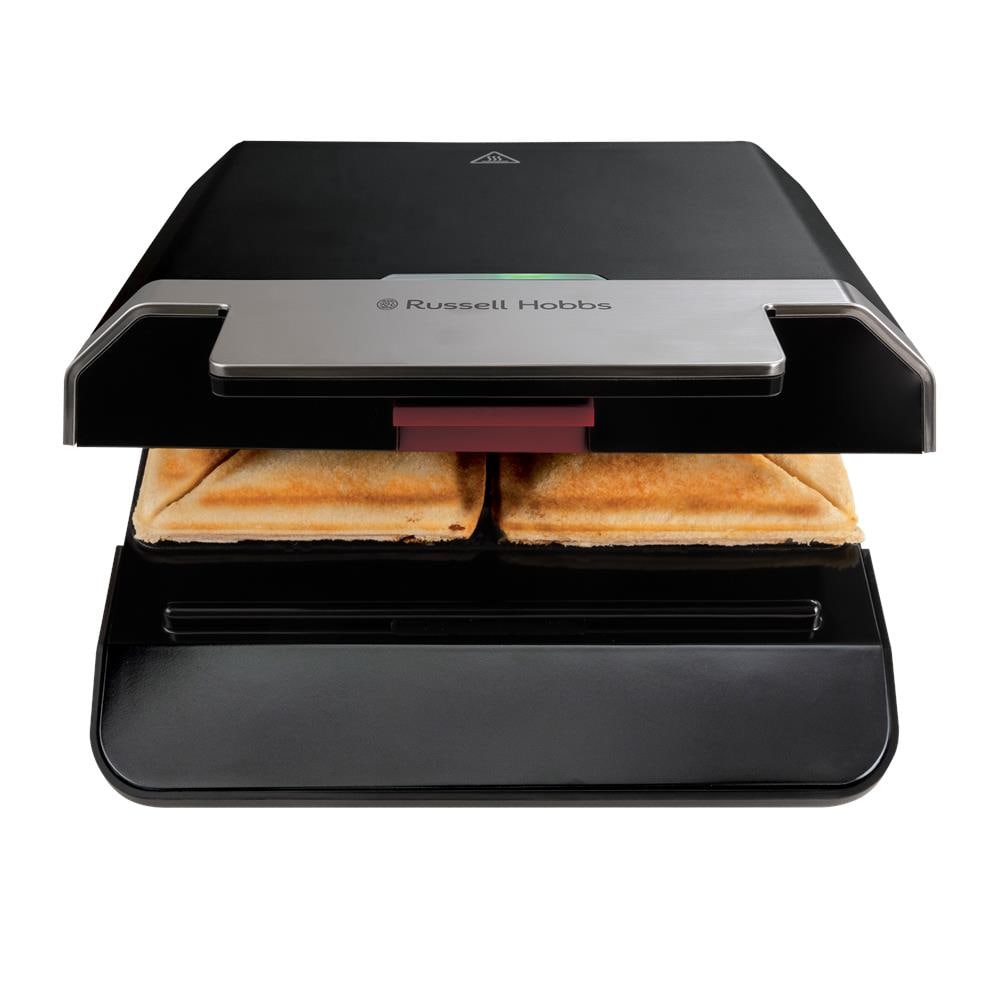 Easy Clean tostiera 750 W Nero, Stainless steel - Foto 1