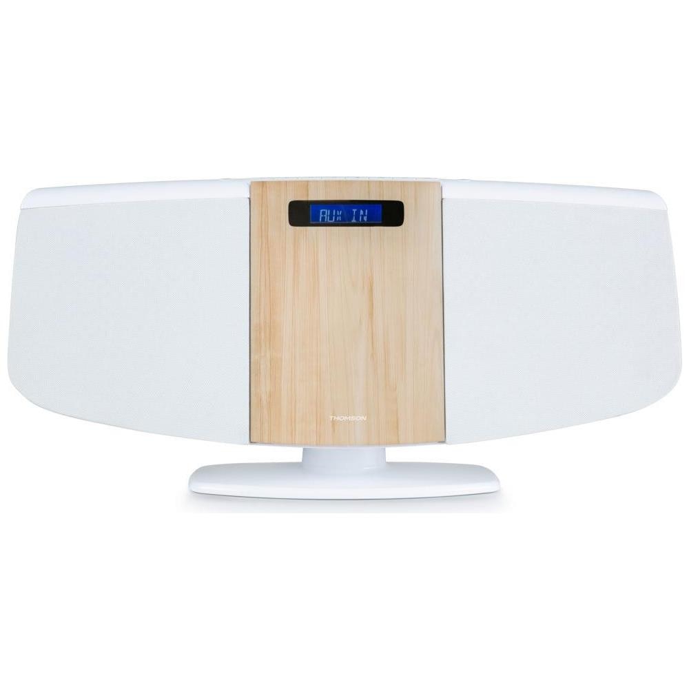 MICRO SOUND SYSTEM BT CD /MP3/USB WHITE WOOD FINISH MIC401BT - Foto 1