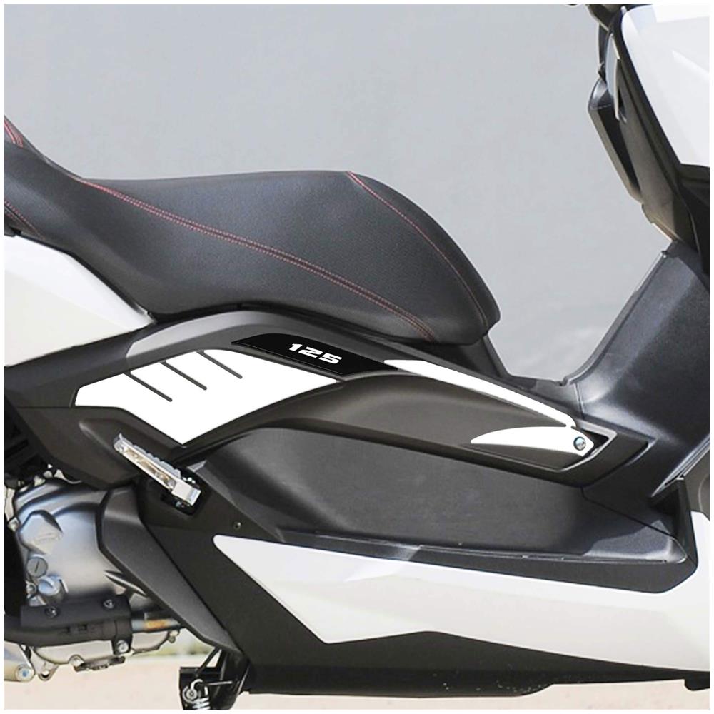 Adesivi 3D Per Scooter X Max 125 Protezione Compatibile Per Yamaha Xmax 2014-2016 Nero-Bianco - Foto 2