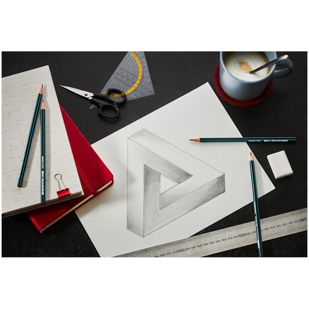 Othello - Matita in Grafite - Confezione da 12 - Gradazione 4B - Foto 2