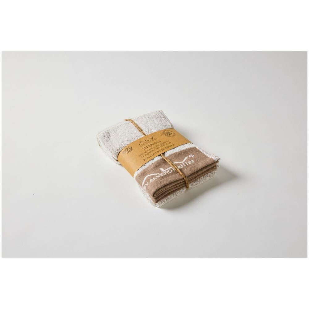 Set Asciugamani Bagno Africa 1+1 in Cotone 450 g /m² - tortora - Foto 1