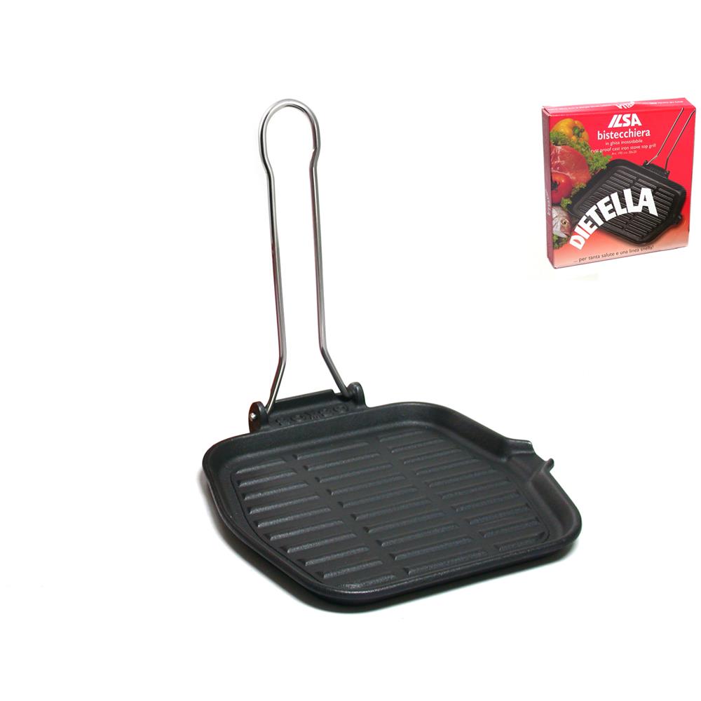 Dietella - Bistecchiera Ghisa Quadrata 193 20 - Foto 2