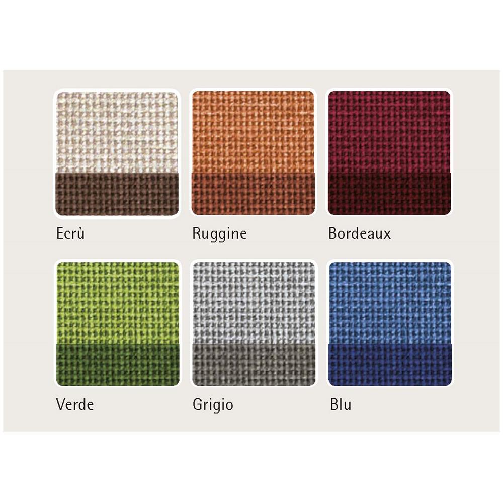 Copritavolo Salotto Cucina Cinigliato Bordo Applicato Modello Intreccio 140x180 Blu - Foto 1