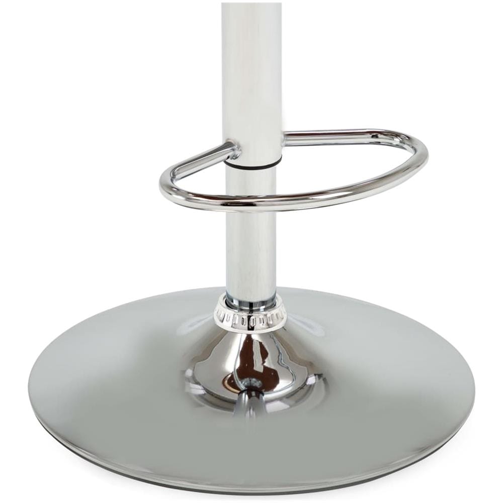 Sedie Da Bar 2 Pz Crema In Legno Piegato E Similpelle - Foto 8