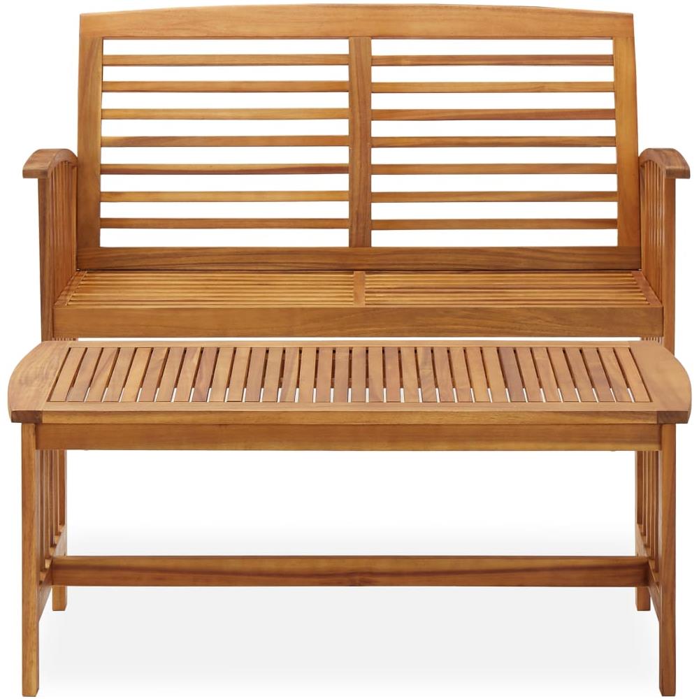 Set Divani da Giardino 2 pz in Legno Massello di Acacia - Foto 3