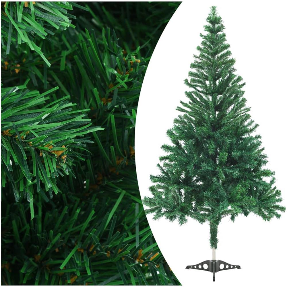 Albero Natale Artificiale con Set Palline e LED 120 cm 230 Rami - Foto 2