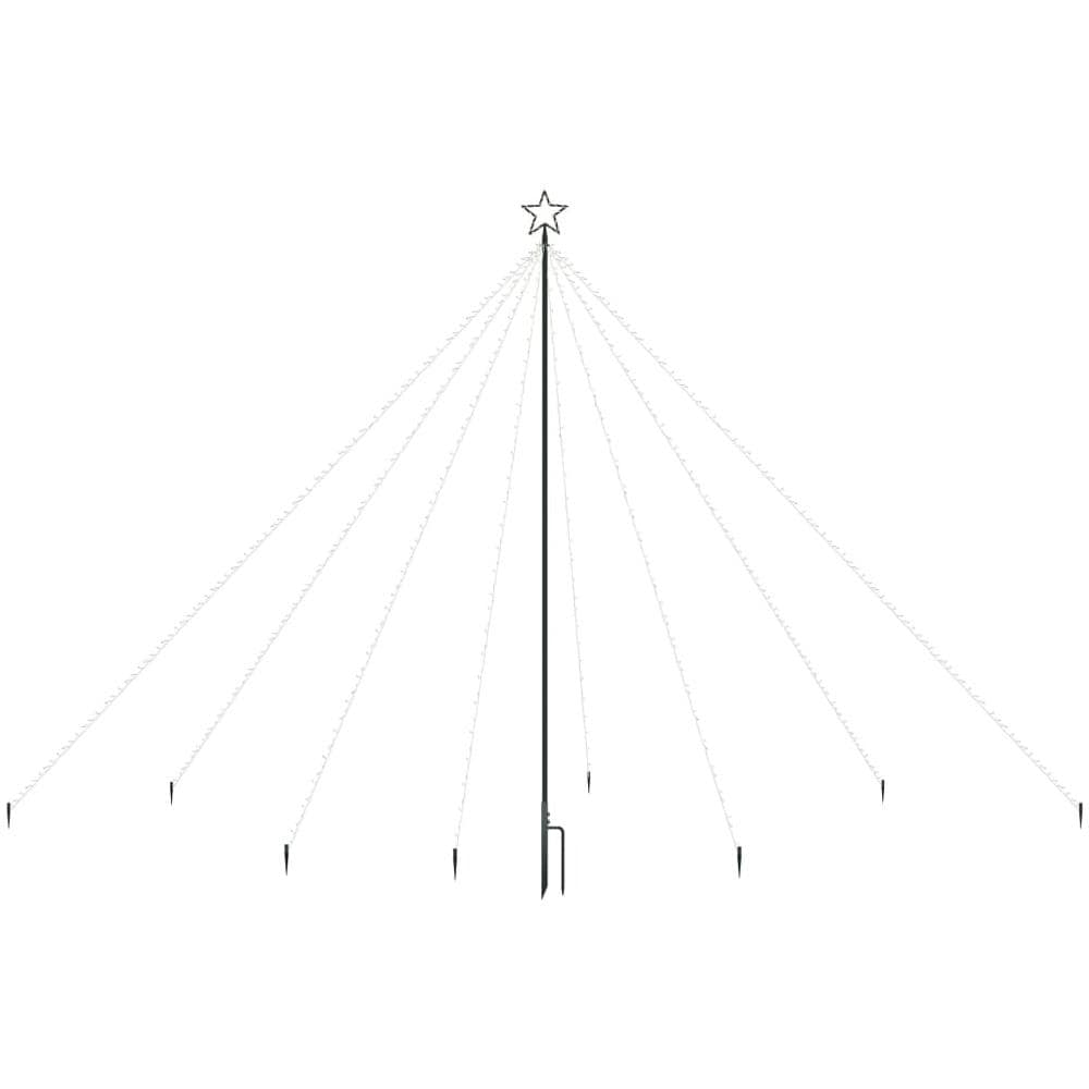 Luci Per Albero Natale Interni Esterni 576 Led Blu 3,6 M - Foto 3
