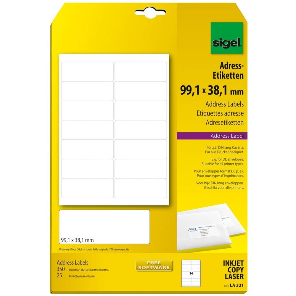 La321 Etichetta Per Corrispondenza Bianco Etichetta Non Adesiva - Foto 1