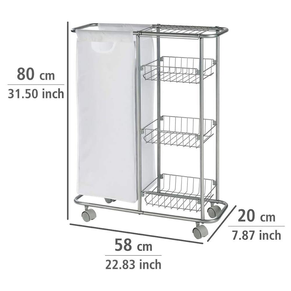 Carrello Multifunzione Slim - Scaffale Cucina, Bagno, - Foto 7