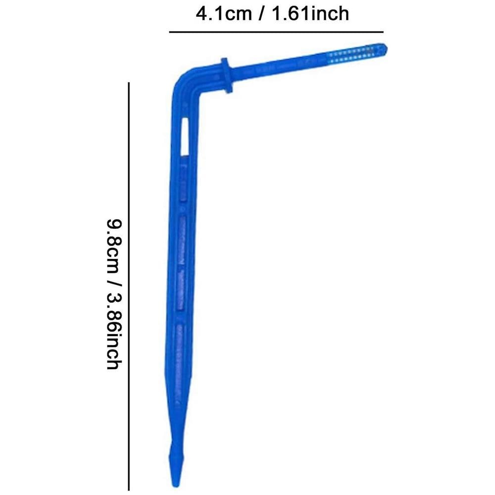 HOLZBRINK Set Irrigazione A Goccia 6 Pezzi: Connettori E Emettitore A Freccia, Tubo PVC, Per Piante In Vaso E Giardino - 5