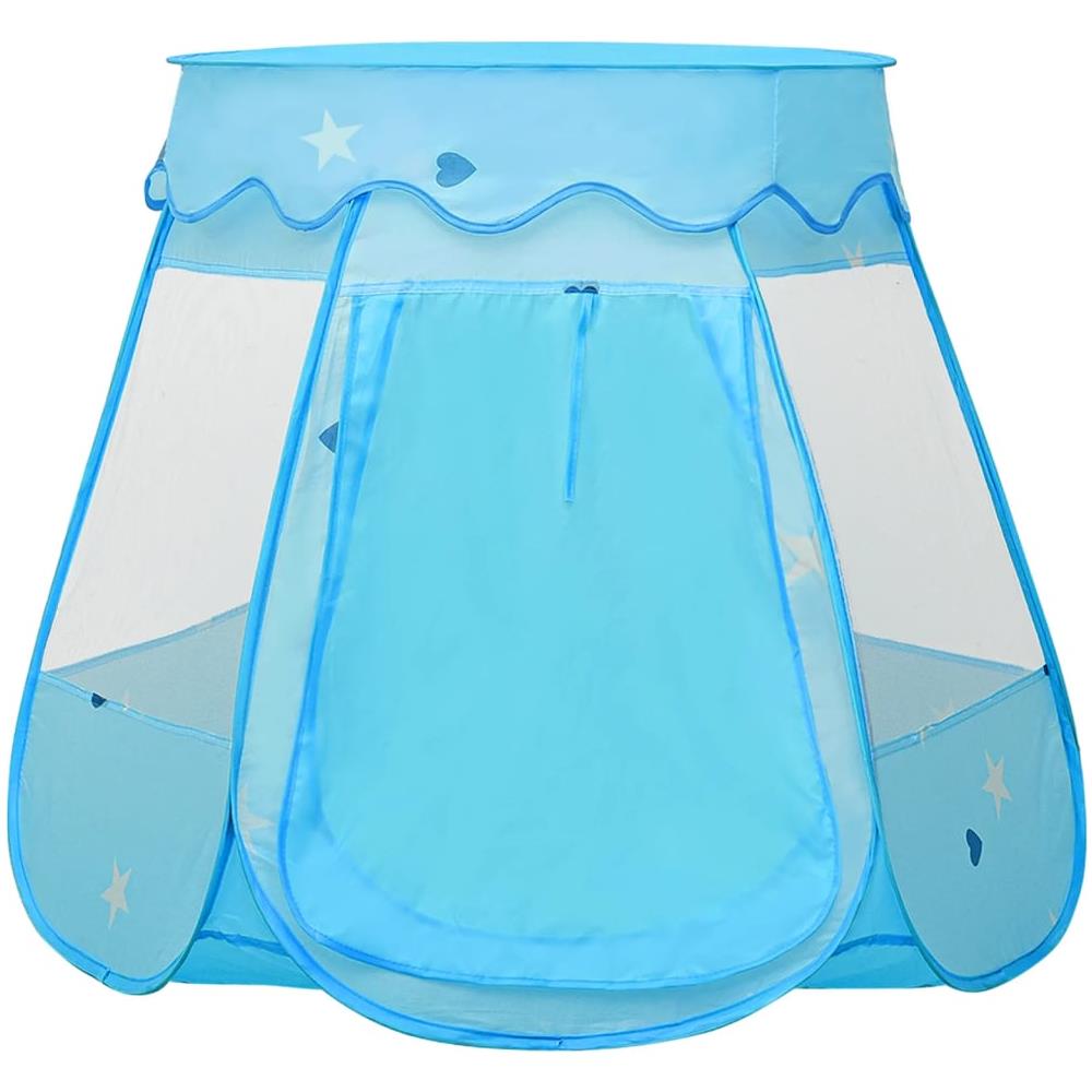 Tenda Da Gioco Per Bambini Blu 102x102x82 Cm - Foto 7