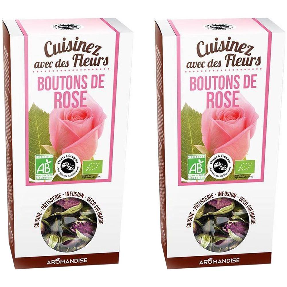 Fiori Commestibili Biologici - Boccioli Di Rosa 60 G - Foto 1