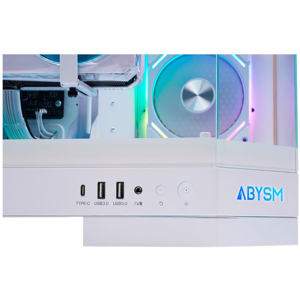 Case Danubio Sava H600 Desktop ATX /EATX /ITX / Micro ATX 2 Porte USB 3.2 Colore Bianco - Foto 7