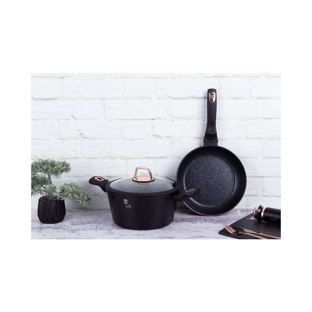 BH-7741 Set di pentole antiaderenti Black Rose - Foto 2