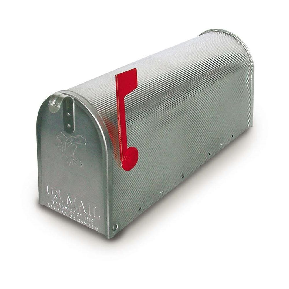 Cassetta Postale U. S. A. , Alluminio, 17x32x48 Cm - Foto 1