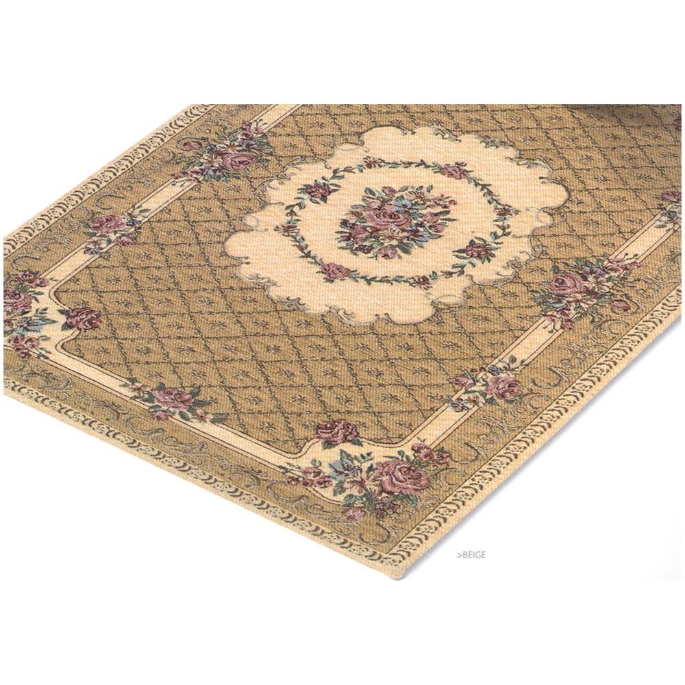 Tappeto Velour Antiscivolo Modello Bouquet By Suardi 65x110(2 tappeti) Beige - Foto 1