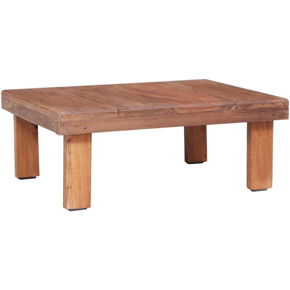 Tavolino Da Caffè 60x45x23 Cm Legno Massello Di Recupero - Foto 1