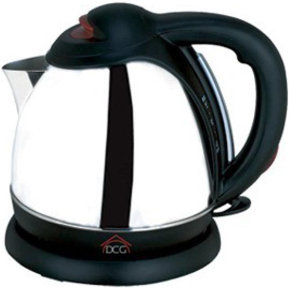 Eltronic Wk6298 Bollitore Elettrico 1,8 L Nero, Acciaio Inossidabile 1850 W - Foto 1