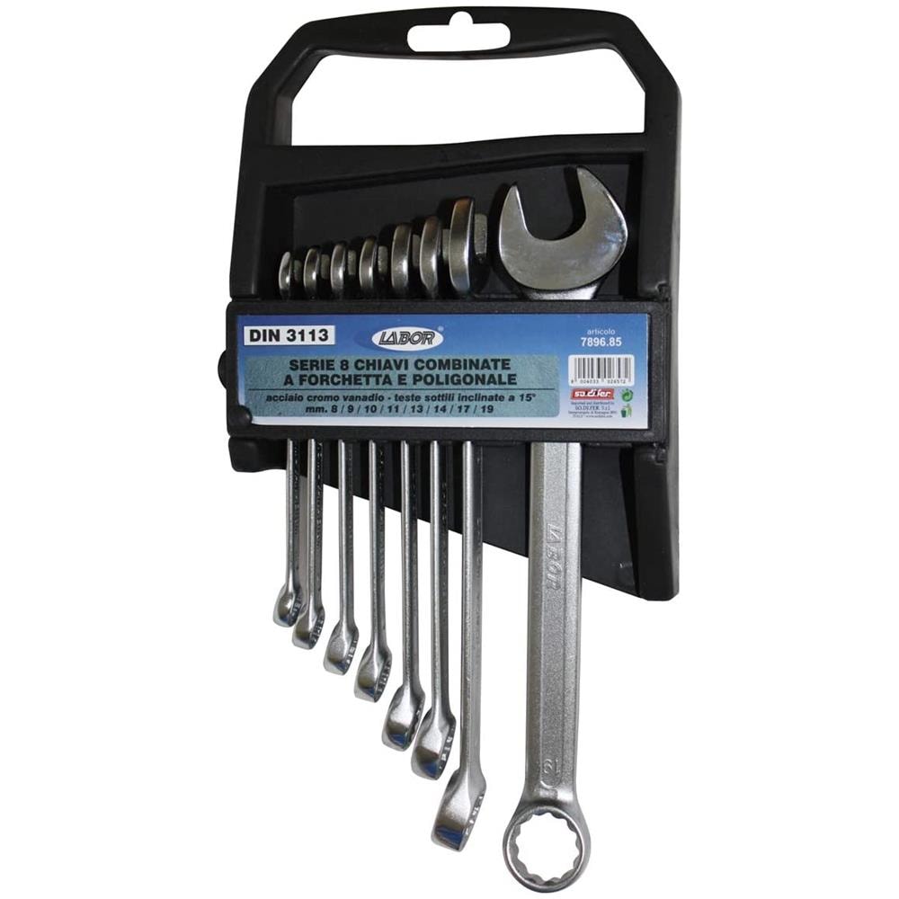 Serie 8 Chiavi Combinate Mm. 8-19 - Foto 1
