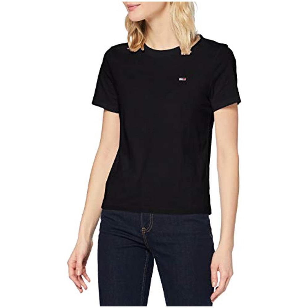 Tjw Regular Jersey C Neck T-shirt, Nero, M Donna - Foto 1