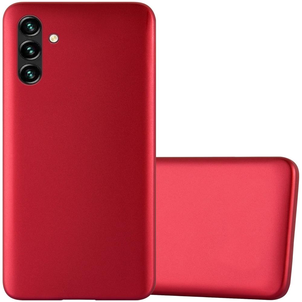 Custodia Compatibile Con Samsung Galaxy A13 5g In Rosso Metallico - Coperchio Protettivo In Silicone Tpu Flessibile - Foto 1