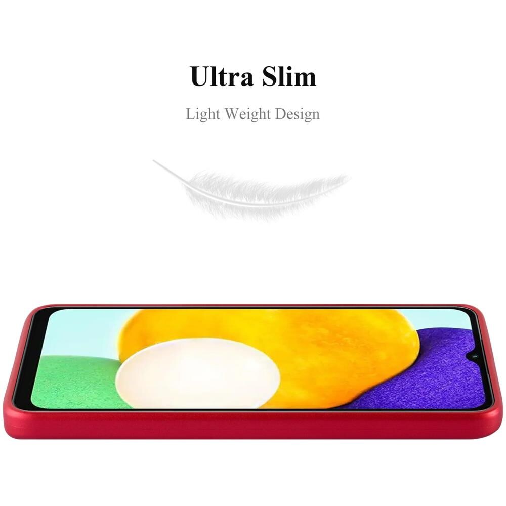 Custodia Compatibile Con Samsung Galaxy A13 5g In Rosso Metallico - Coperchio Protettivo In Silicone Tpu Flessibile - Foto 2