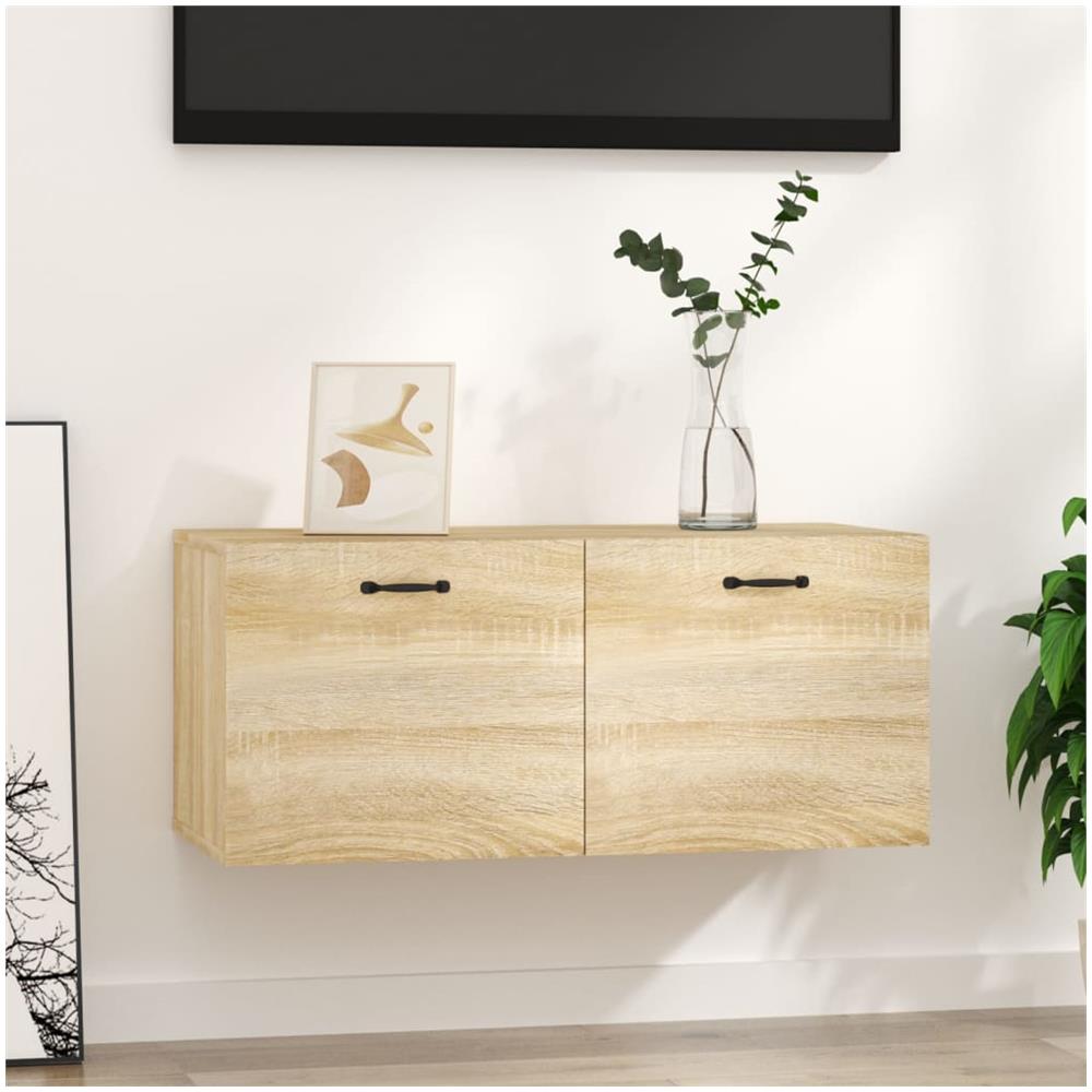 Armadietto A Muro Rovere Sonoma 80x35x36,5 Cm Legno Multistrato - Foto 1