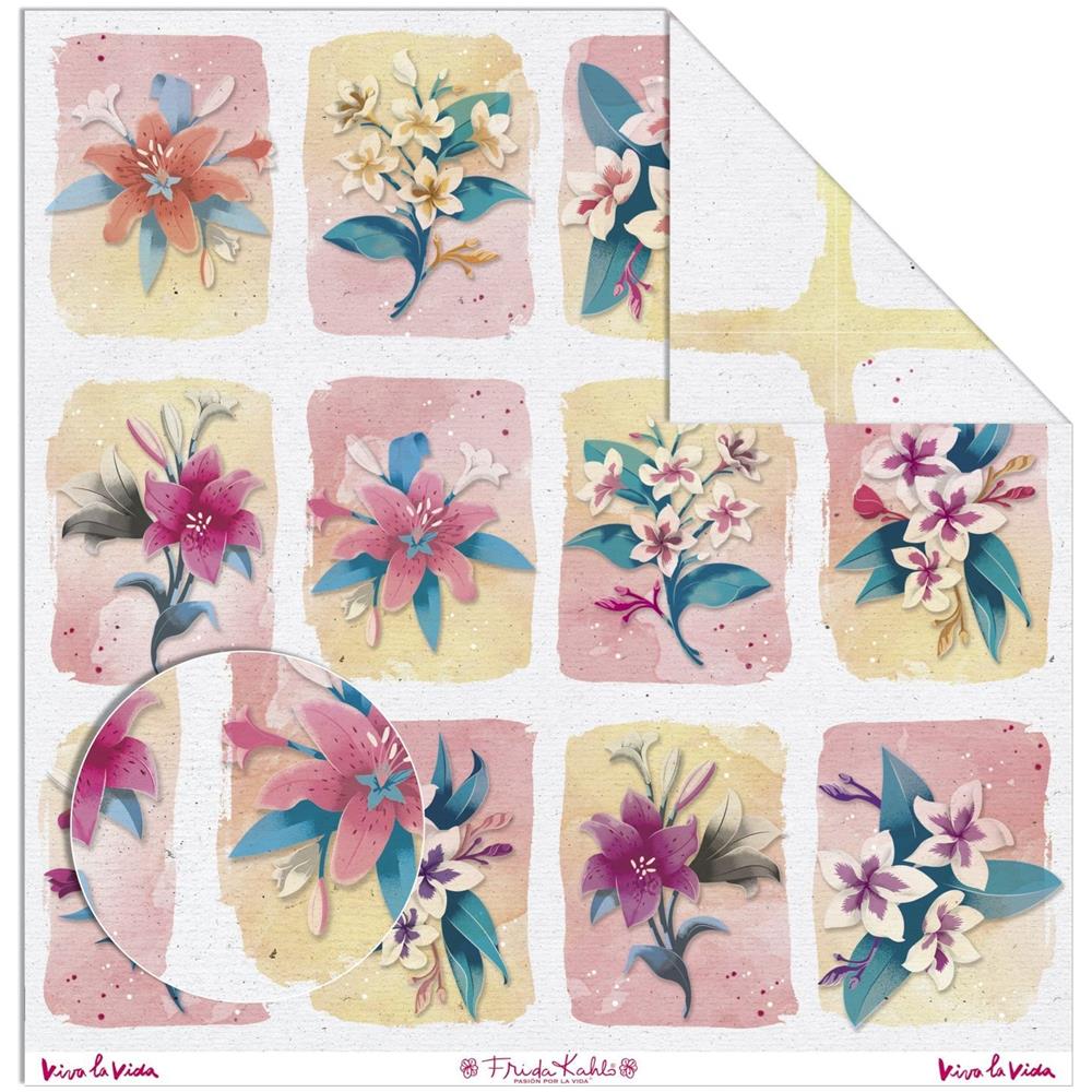 15 Carte Creative - Frida Kahlo - Fiori - Foto 1