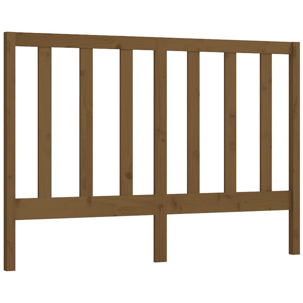 Testiera Per Letto Miele 156x4x100 Cm In Legno Massello Di Pino - Foto 2