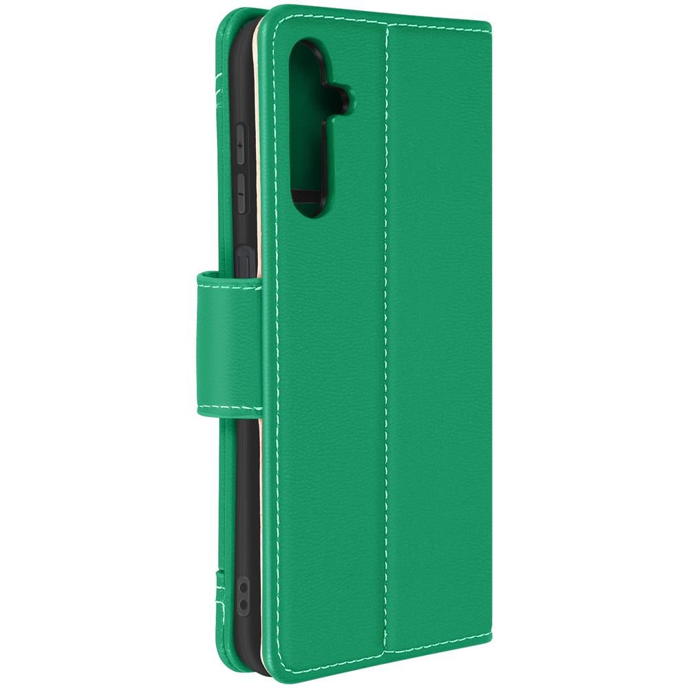 Custodia Per Samsung A14 4g E 5g Folio Multiscomparto Supporto Video Verde - Foto 1