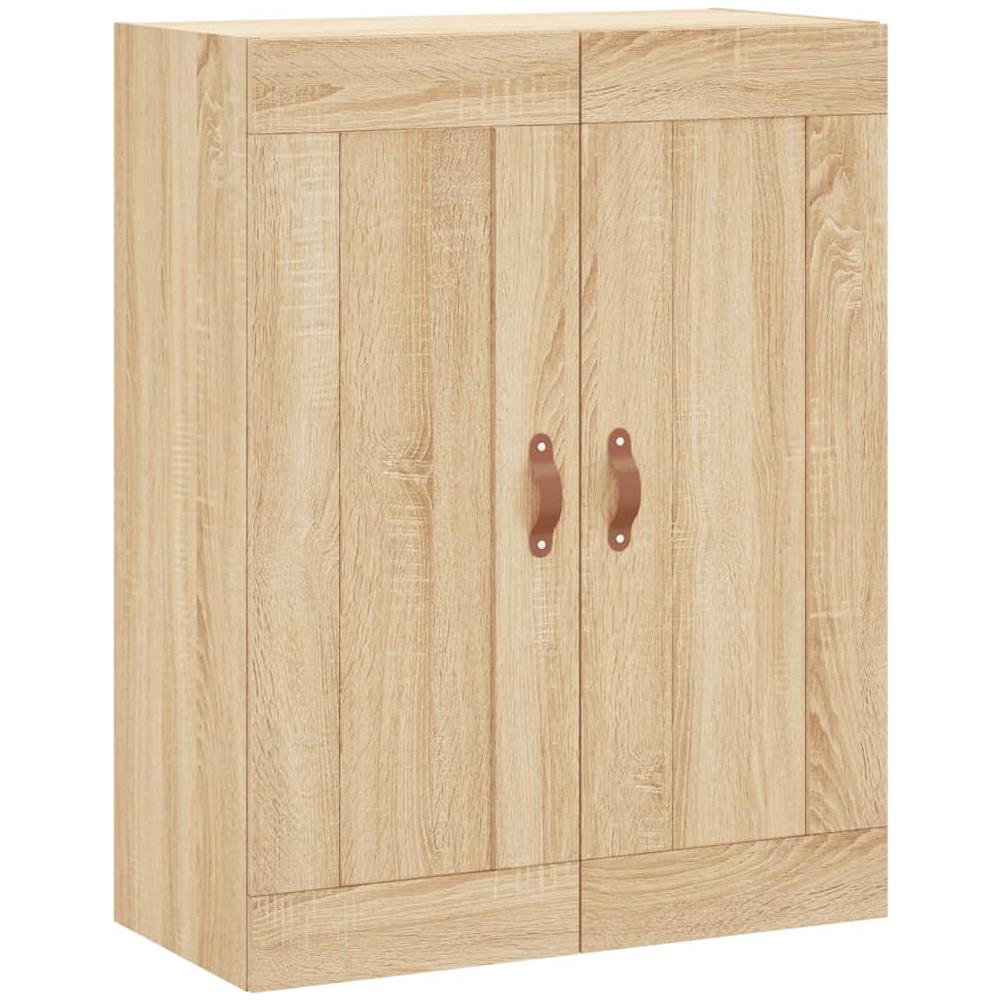 Armadietti A Parete 2 Pz Rovere Sonoma In Legno Multistrato - Foto 2