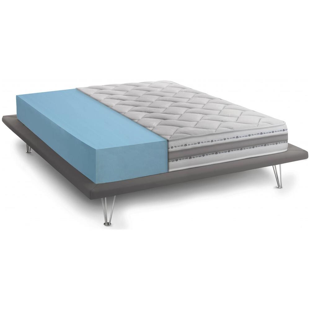 Materasso Singolo Sophie, Materasso Sfoderabile In Memory Foam E Waterfoam, 100% Made In Italy, Anti Acaro E Anallergico, Cm 80x190h21 - Foto 4