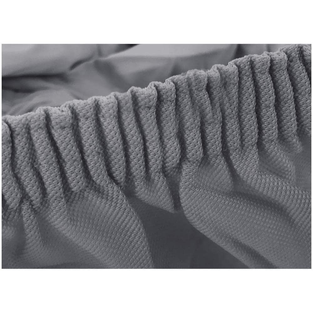 Copridivano Antimacchia Elasticizzato Protettivo Impermeabile Genius Tinta Unita 4 Posti Xl Grigio Sassi 1020 - Foto 5