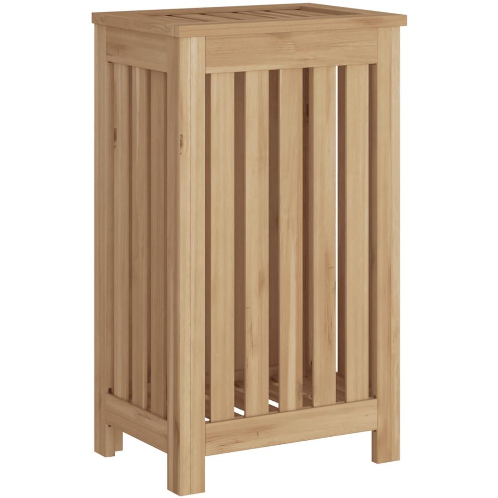 Cesto Del Bucato 35x25x60 Cm In Legno Massello Di Teak - Foto 3