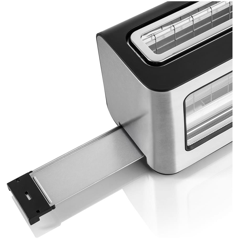 Tostapane To-100.014a Regolabile in 6 Posizioni Potenza 1000 W Colore Inox - Foto 4